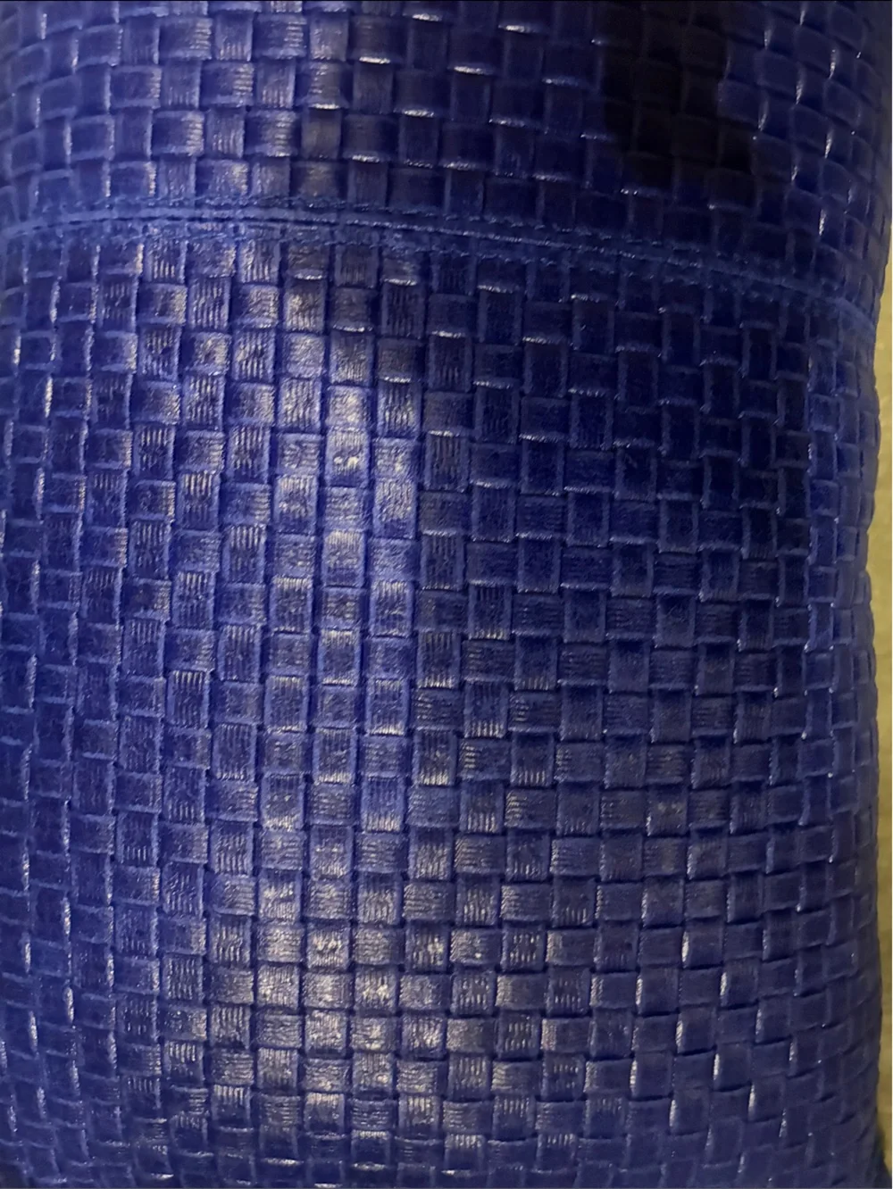 Home Accents Royal Blue Textured Lumbar Pillow